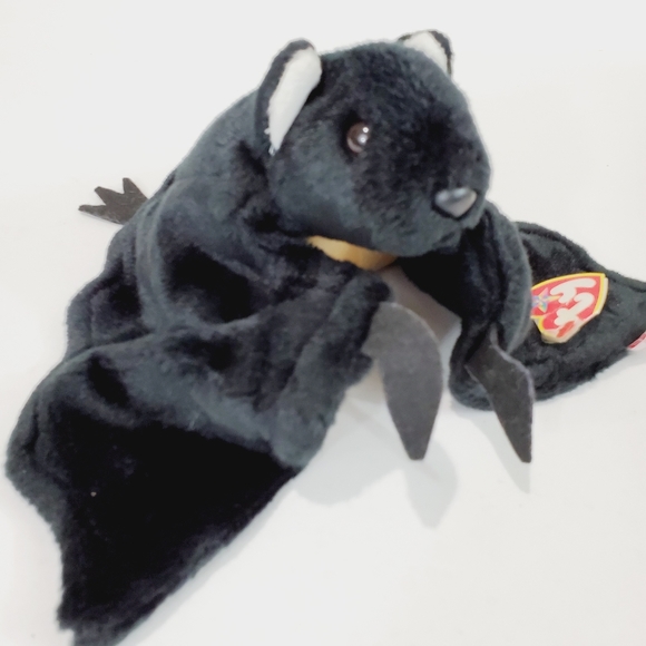 Vtg Ty Beanie Buddies Collection RADAR The Bat Plush NWT Retired Collectible - Picture 3 of 10